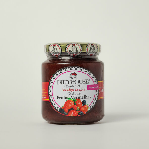 Doce de Frutas Vermelhas Sem Açúcar (Geleia)