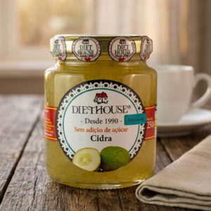 Doce de Cidra, sem Açúcar, sem glúten e adoçado com Xilitol (250g)