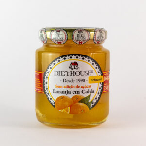 Doce de Laranja em Calda sem Açúcar, sem glúten e adoçado com Xilitol (250g)
