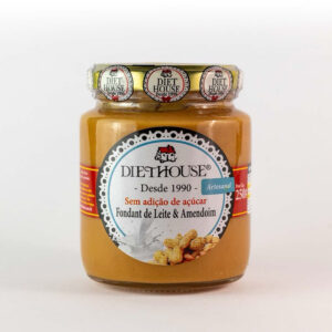 Doce/ Fondant de Leite com Amendoim sem Açúcar, sem glúten e adoçado com Xilitol (250g)