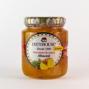 Doce de Abacaxi em Calda, sem açúcar, adoçado com xilitol