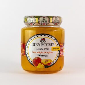 Doce de Pessego Cremoso, sem açúcar adoçado com Xilitol