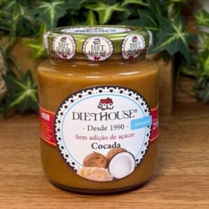 Doce de Cocada sem açúcar, adoçado com Xilitol